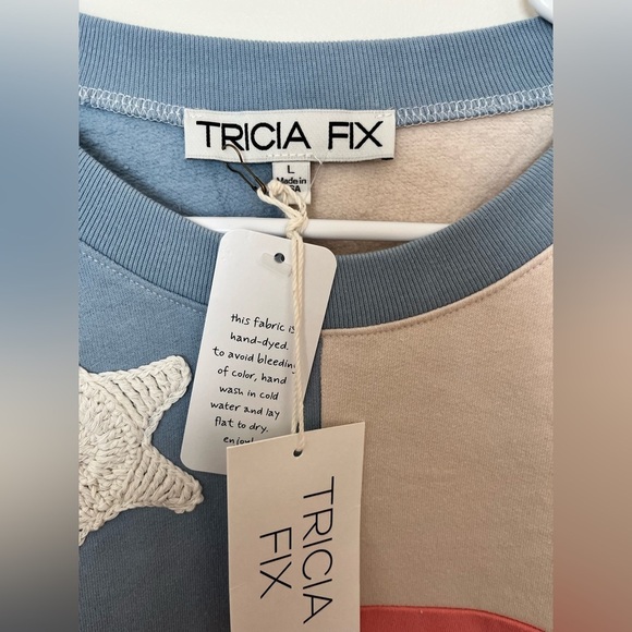 Free People x Tricia Fix Stars and Stripes Sweatshirt - Picture 10 of 11